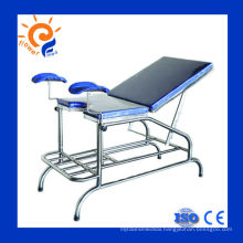 Gynecological Stainless Steel Examination Bed